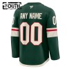 Maillot de Hockey Minnesota Wild Personnaliser Fanatics Premium 2024-25 Vert Domicile - Enfant